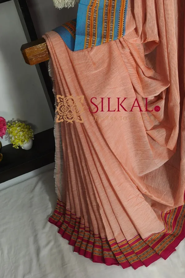 Patteda_Anchu_Pure_Cotton_Handloom_Saree_SKL04286