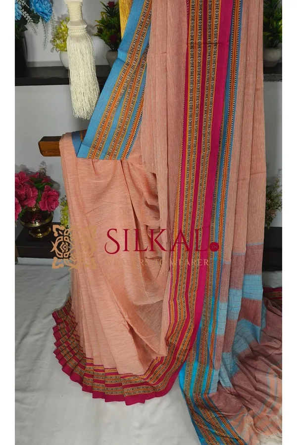 Patteda_Anchu_Pure_Cotton_Handloom_Saree_SKL04286