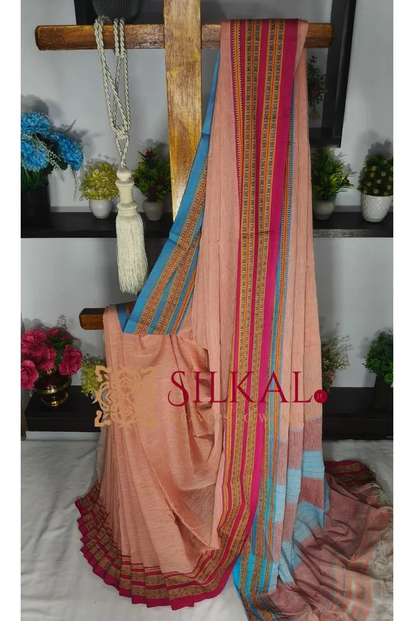 Patteda_Anchu_Pure_Cotton_Handloom_Saree_SKL04286