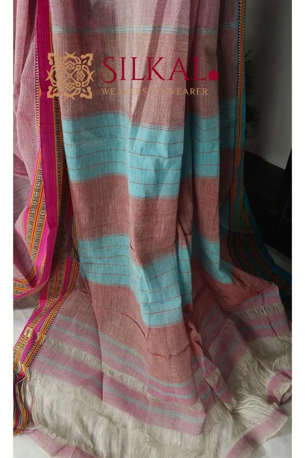 Patteda_Anchu_Pure_Cotton_Handloom_Saree_SKL04287