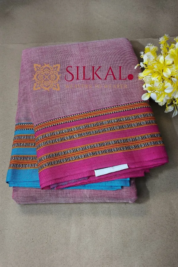 Patteda_Anchu_Pure_Cotton_Handloom_Saree_SKL04287