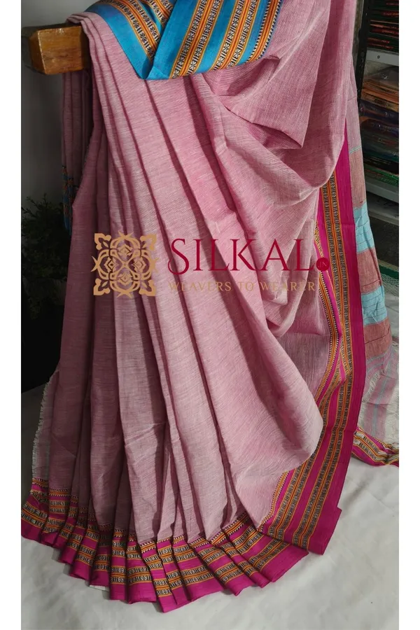 Patteda_Anchu_Pure_Cotton_Handloom_Saree_SKL04287