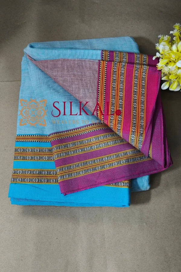 Patteda_Anchu_Pure_Cotton_Handloom_Saree_SKL04288