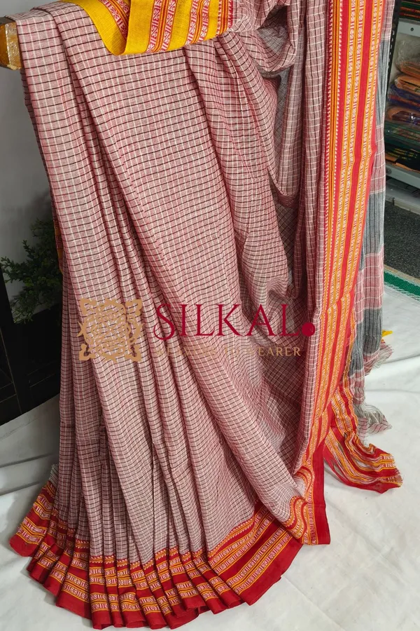 Patteda_Anchu_Pure_Cotton_Handloom_Saree_SKL04289