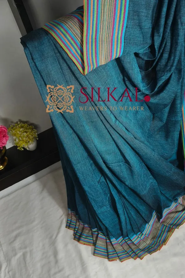 Patteda_Anchu_Pure_Cotton_Handloom_Saree_SKL04290