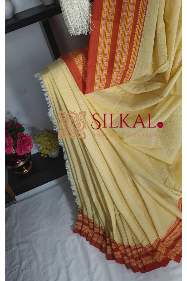 Patteda_Anchu_Pure_Cotton_Handloom_Saree_SKL04293