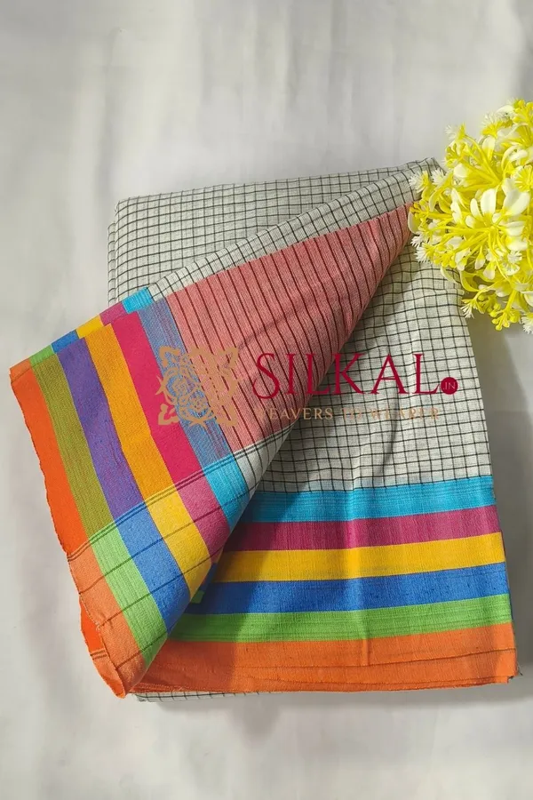 Patteda_Anchu_Pure_Cotton_Handloom_Saree_SKL04294