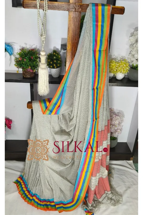 Patteda_Anchu_Pure_Cotton_Handloom_Saree_SKL04294