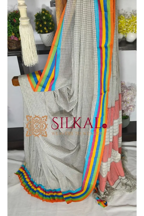 Patteda_Anchu_Pure_Cotton_Handloom_Saree_SKL04294