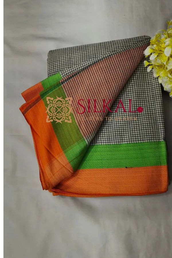 Patteda_Anchu_Pure_Cotton_Handloom_Saree_SKL04301