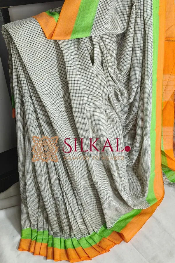 Patteda_Anchu_Pure_Cotton_Handloom_Saree_SKL04301