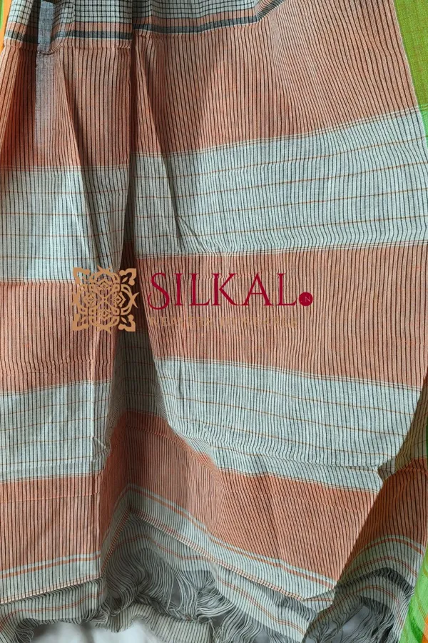 Patteda_Anchu_Pure_Cotton_Handloom_Saree_SKL04301