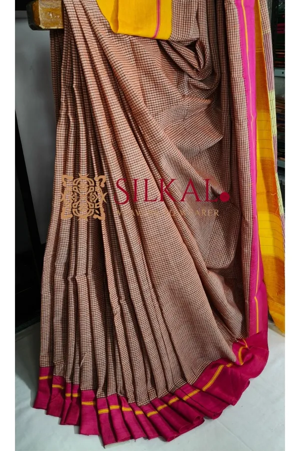 Patteda_Anchu_Pure_Cotton_Handloom_Saree_SKL04302