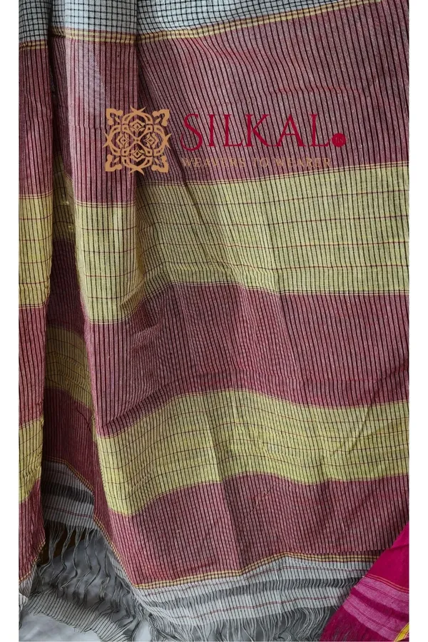 Patteda_Anchu_Pure_Cotton_Handloom_Saree_SKL04303