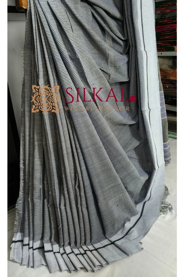 Patteda_Anchu_Pure_Cotton_Handloom_Saree_SKL04304