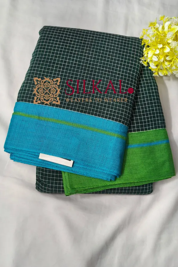 Patteda_Anchu_Pure_Cotton_Handloom_Saree_SKL04305