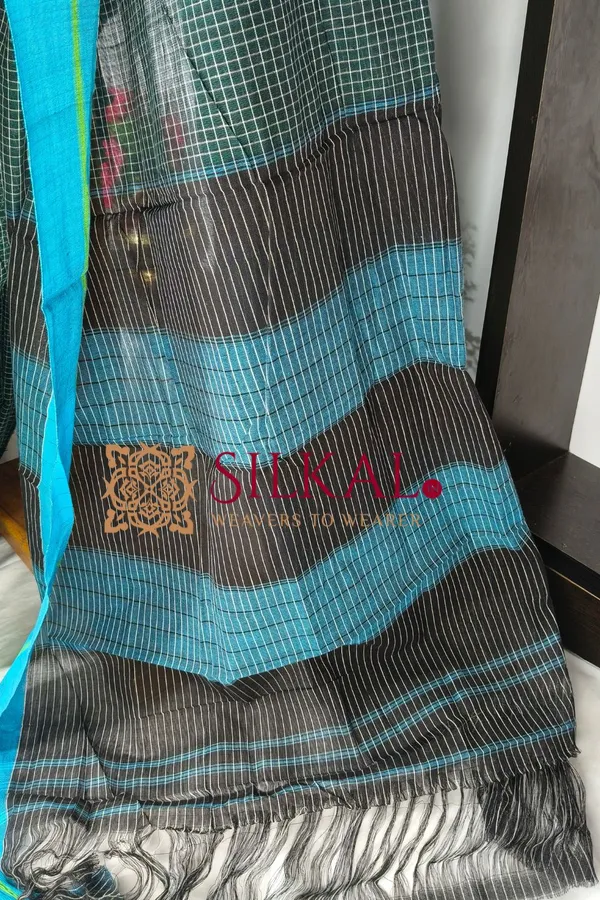 Patteda_Anchu_Pure_Cotton_Handloom_Saree_SKL04305