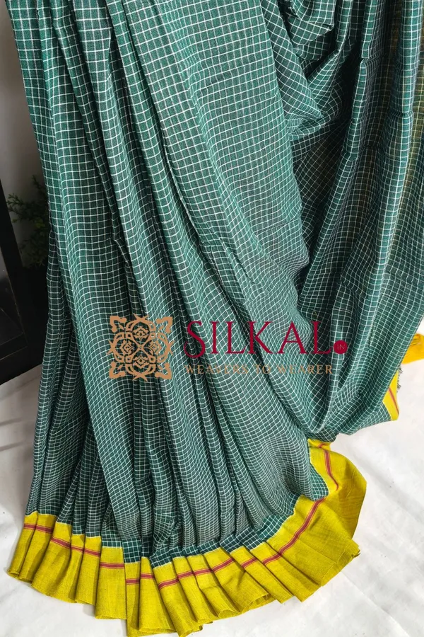 Patteda_Anchu_Pure_Cotton_Handloom_Saree_SKL04309