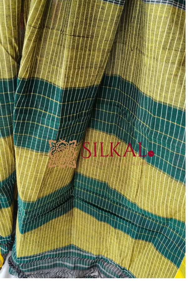 Patteda_Anchu_Pure_Cotton_Handloom_Saree_SKL04309