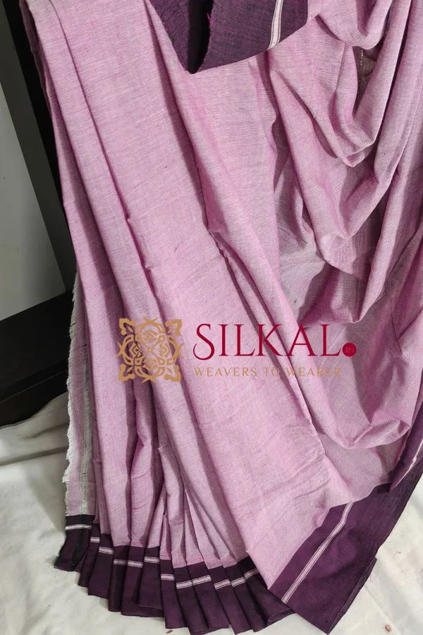 Patteda_Anchu_Pure_Cotton_Handloom_Saree_SKL04310