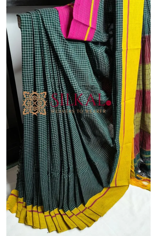 Patteda_Anchu_Pure_Cotton_Handloom_Saree_SKL04311