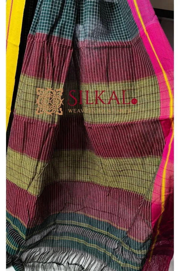 Patteda_Anchu_Pure_Cotton_Handloom_Saree_SKL04311