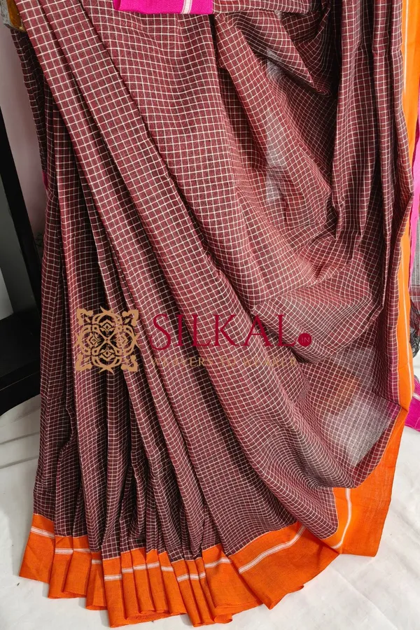 Patteda_Anchu_Pure_Cotton_Handloom_Saree_SKL04312