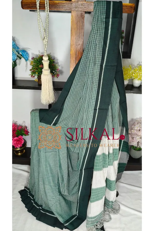 Patteda_Anchu_Pure_Cotton_Handloom_Saree_SKL04313