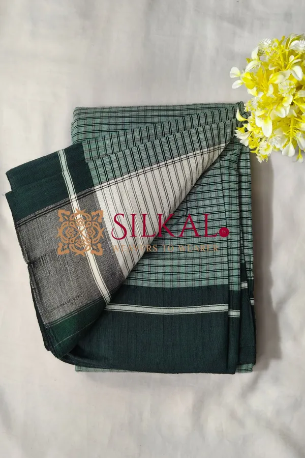 Patteda_Anchu_Pure_Cotton_Handloom_Saree_SKL04313