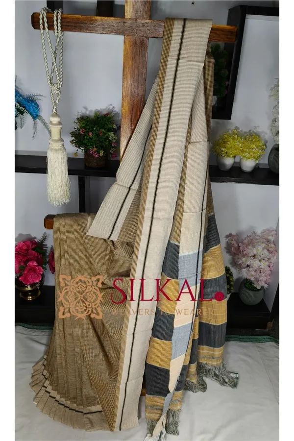 Patteda_Anchu_Pure_Cotton_Handloom_Saree_SKL04314