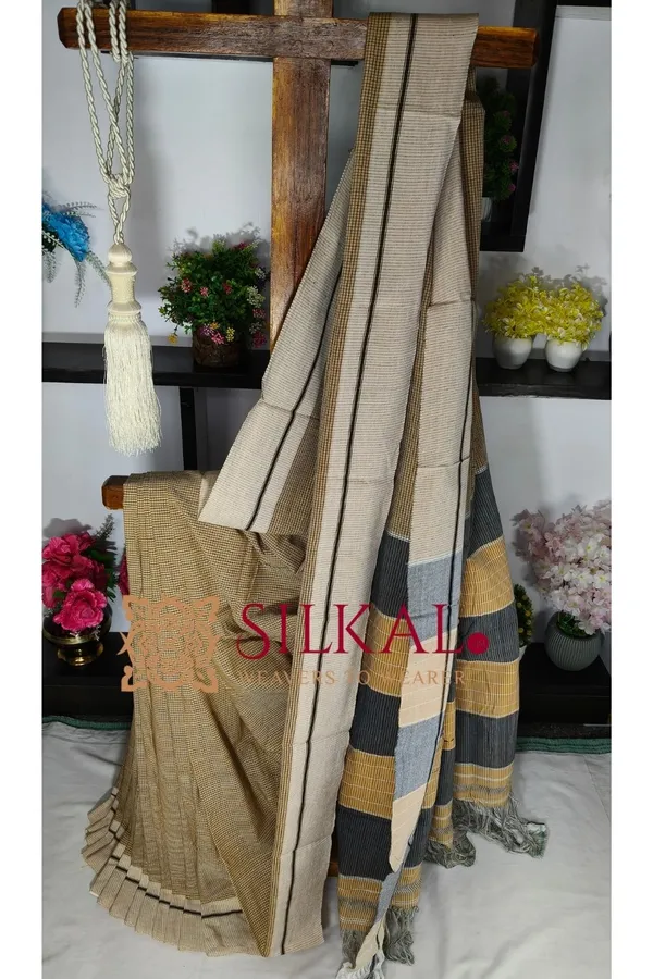 Patteda_Anchu_Pure_Cotton_Handloom_Saree_SKL04314
