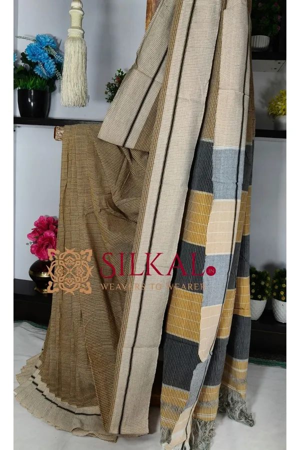 Patteda_Anchu_Pure_Cotton_Handloom_Saree_SKL04314