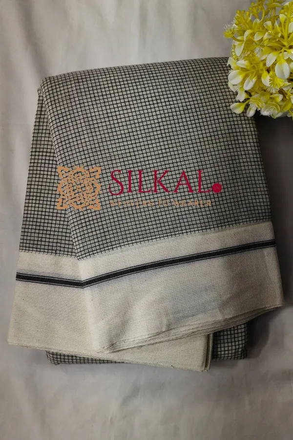 Patteda_Anchu_Pure_Cotton_Handloom_Saree_SKL04315