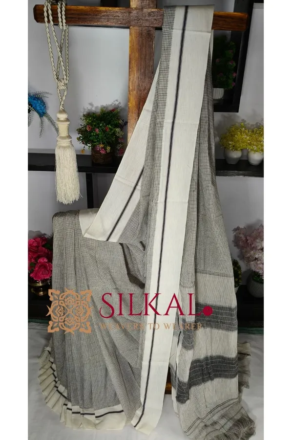 Patteda_Anchu_Pure_Cotton_Handloom_Saree_SKL04315