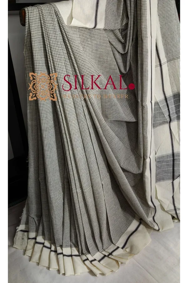 Patteda_Anchu_Pure_Cotton_Handloom_Saree_SKL04315