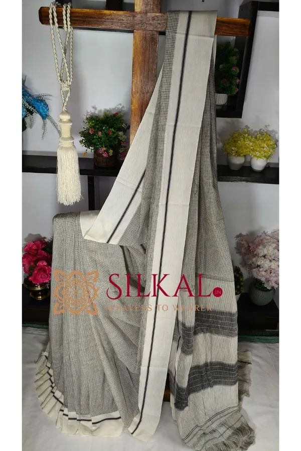 Patteda_Anchu_Pure_Cotton_Handloom_Saree_SKL04315