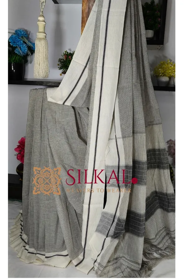 Patteda_Anchu_Pure_Cotton_Handloom_Saree_SKL04315