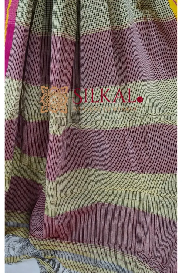 Patteda_Anchu_Pure_Cotton_Handloom_Saree_SKL04316