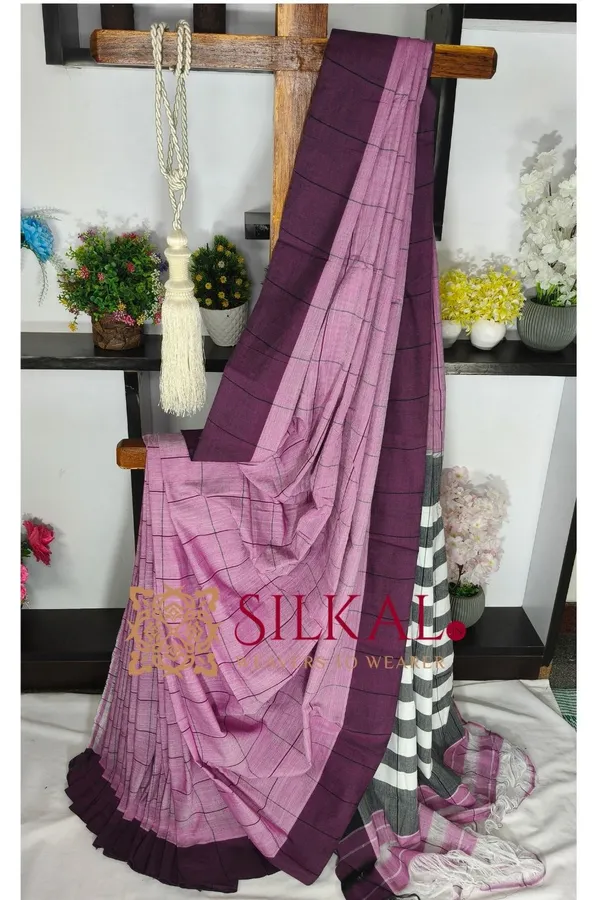 Patteda_Anchu_Pure_Cotton_Handloom_Saree_SKL04317