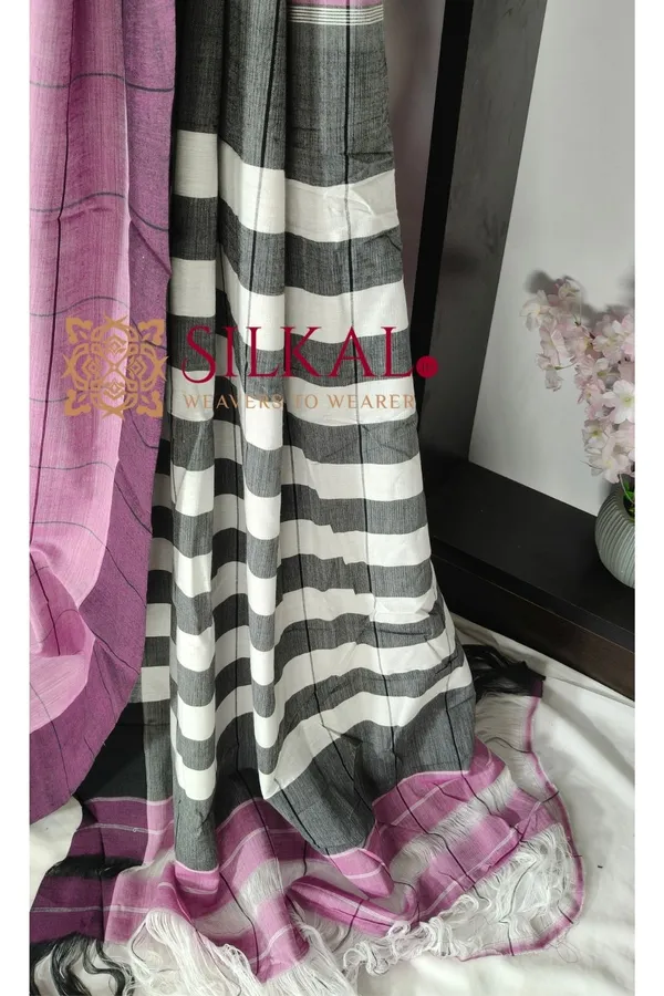 Patteda_Anchu_Pure_Cotton_Handloom_Saree_SKL04317