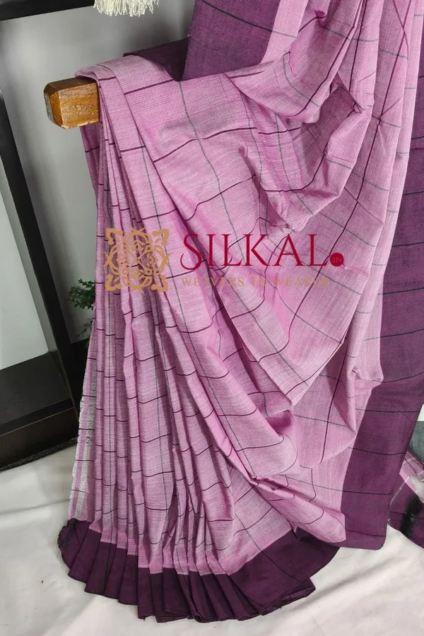 Patteda_Anchu_Pure_Cotton_Handloom_Saree_SKL04317