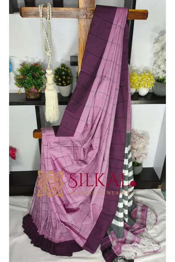 Patteda_Anchu_Pure_Cotton_Handloom_Saree_SKL04317