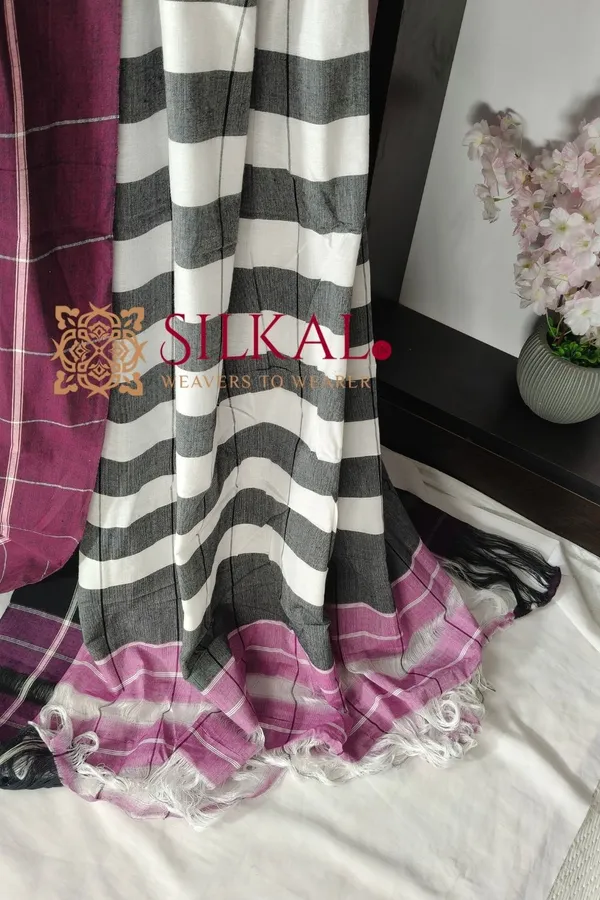 Patteda_Anchu_Pure_Cotton_Handloom_Saree_SKL04318