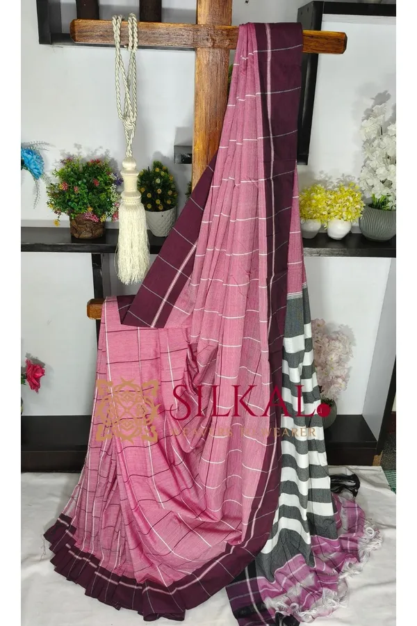 Patteda_Anchu_Pure_Cotton_Handloom_Saree_SKL04318