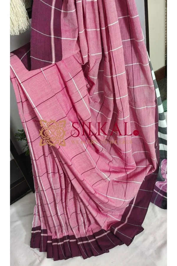 Patteda_Anchu_Pure_Cotton_Handloom_Saree_SKL04318