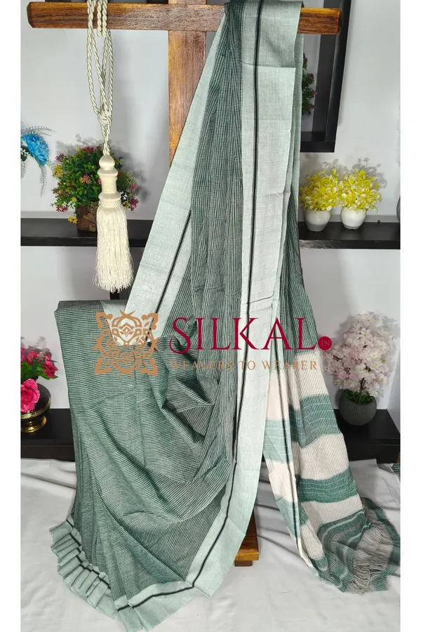 Patteda_Anchu_Pure_Cotton_Handloom_Saree_SKL04319
