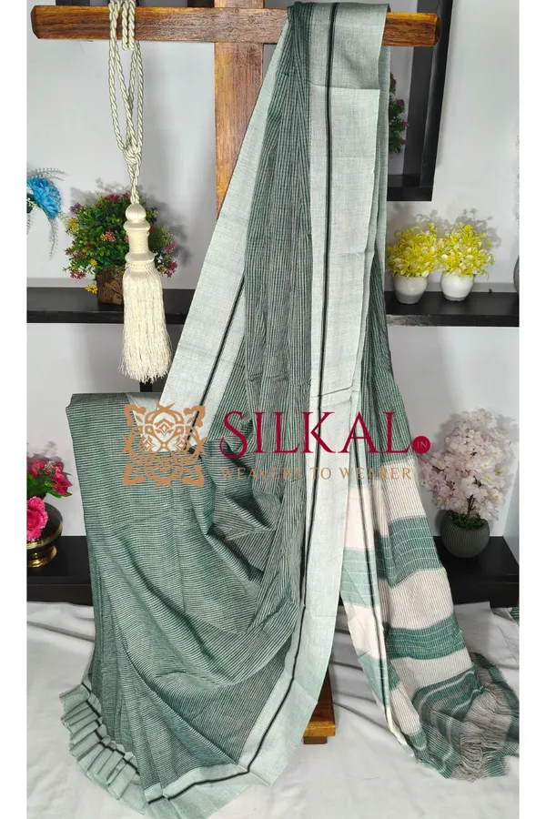 Patteda_Anchu_Pure_Cotton_Handloom_Saree_SKL04319