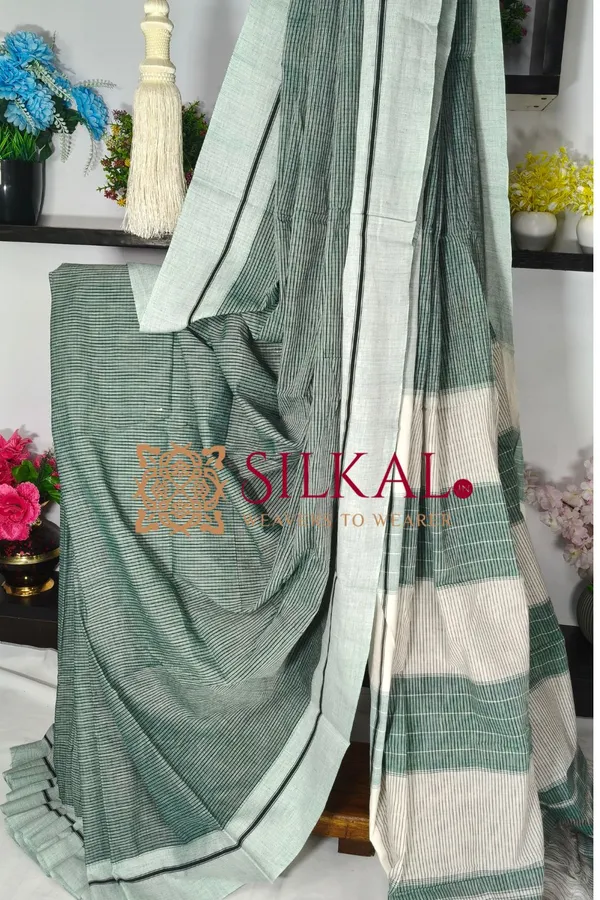 Patteda_Anchu_Pure_Cotton_Handloom_Saree_SKL04319