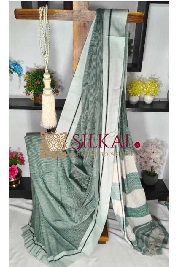 Patteda_Anchu_Pure_Cotton_Handloom_Saree_SKL04319
