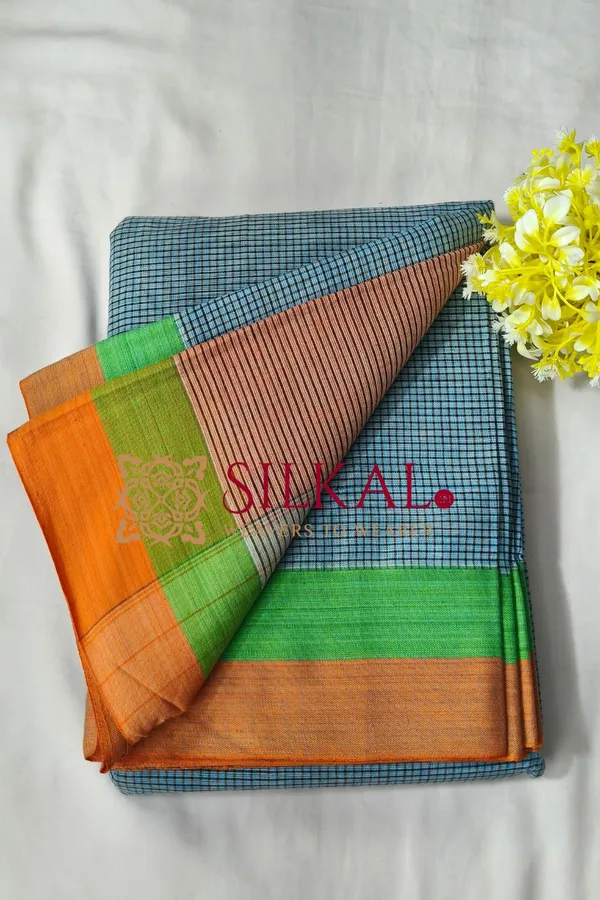 Patteda_Anchu_Pure_Cotton_Handloom_Saree_SKL04320